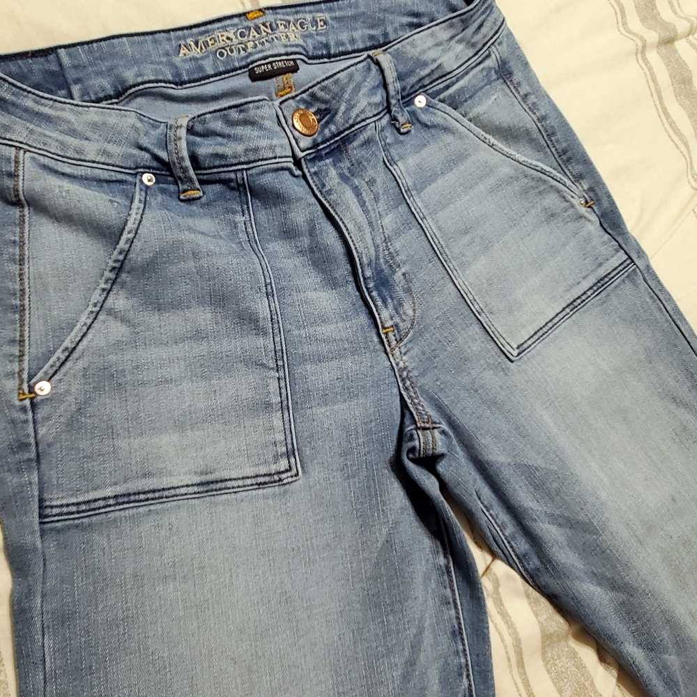American Eagle Outfitters Light Blue Boot Cut Jeans